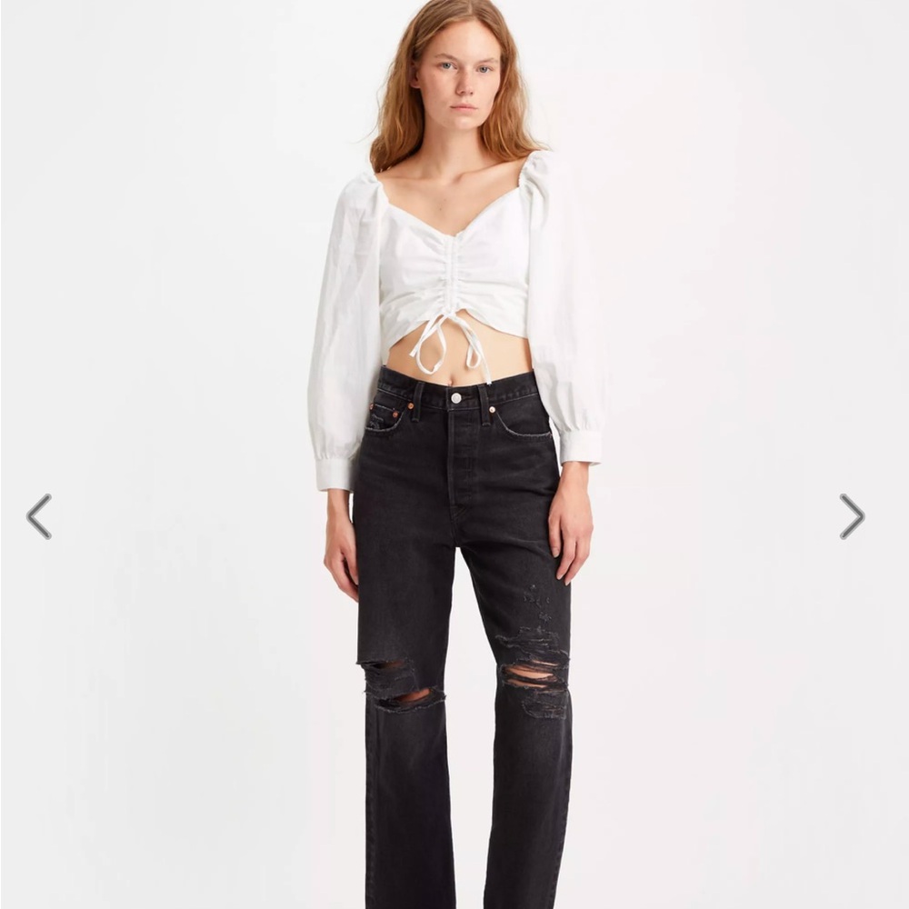 Size 23 Levi’s Black Ribcage Jeans